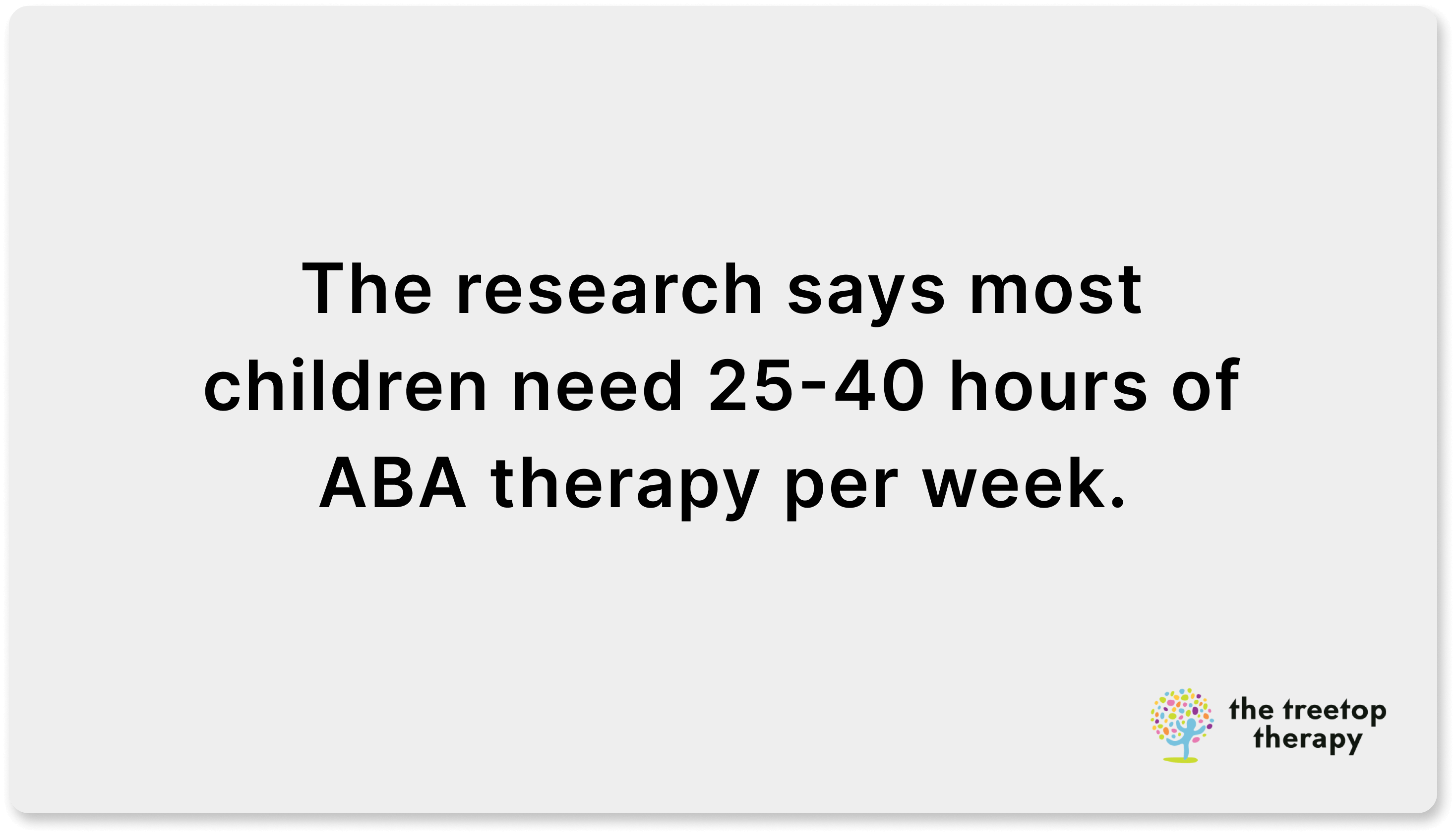 How Many ABA Therapy Hours Are Needed?