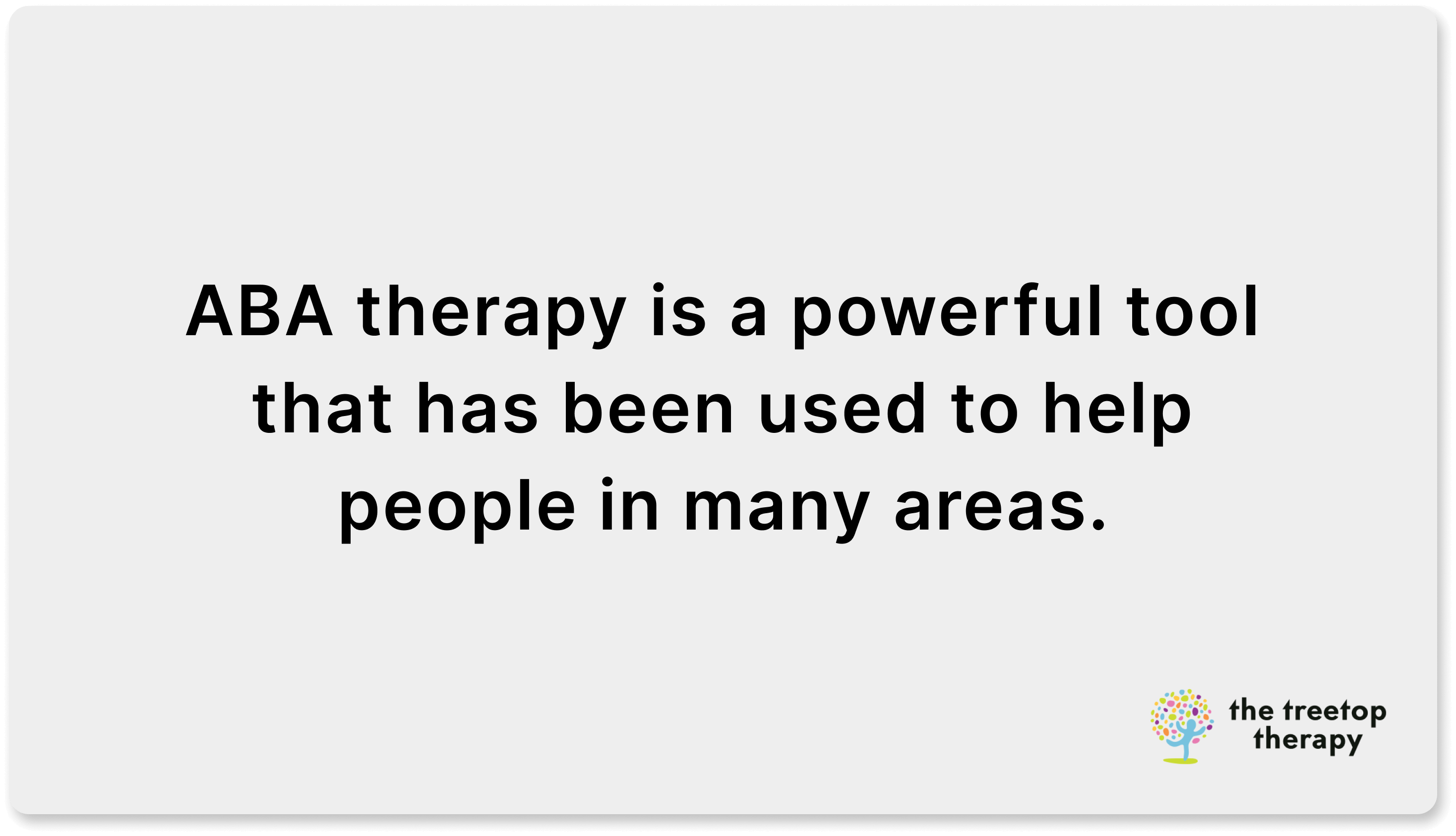 benefits of aba therapy