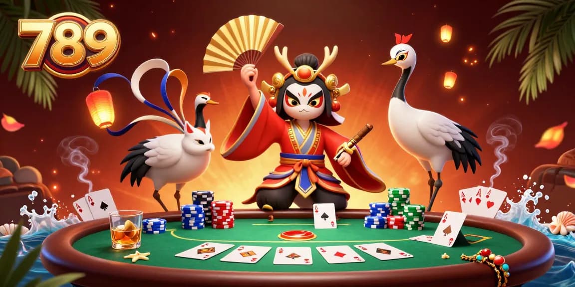 Bet on tournaments and master poker strategies with 789, featuring a vibrant casino illustration.