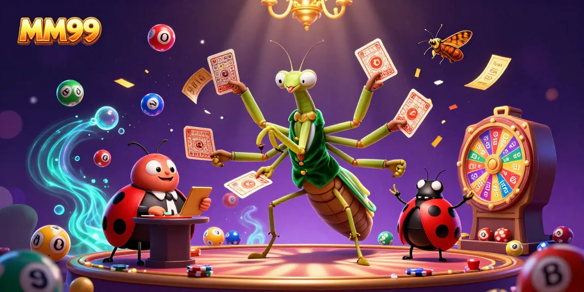 Engage in thrilling MM99 gaming with a dynamic 3D casino scene showcasing a card sharp and pit boss.