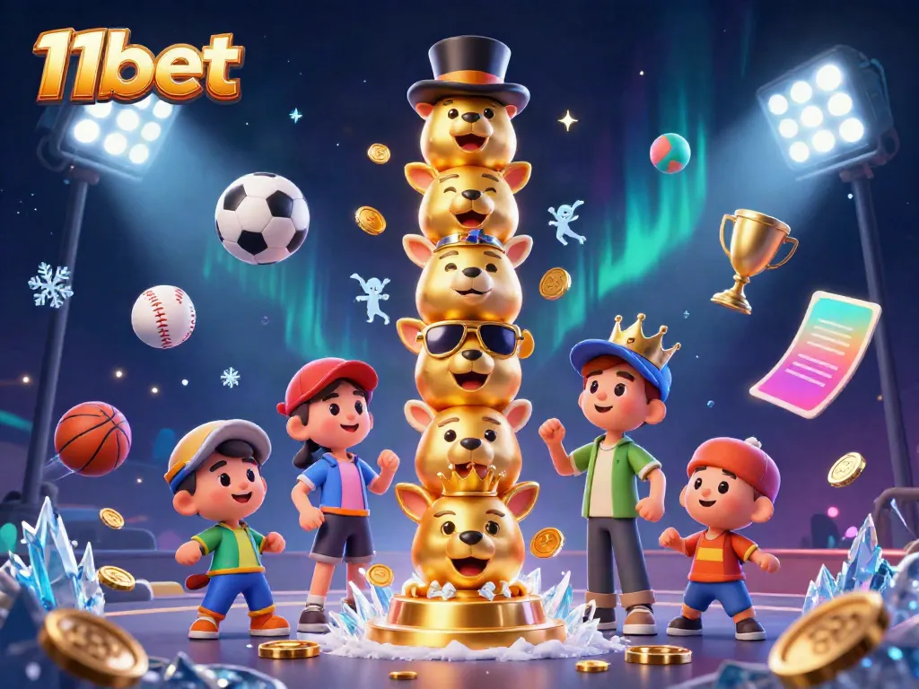 Experience thrilling sports betting at 11bet with dynamic gaming elements and vibrant colors.