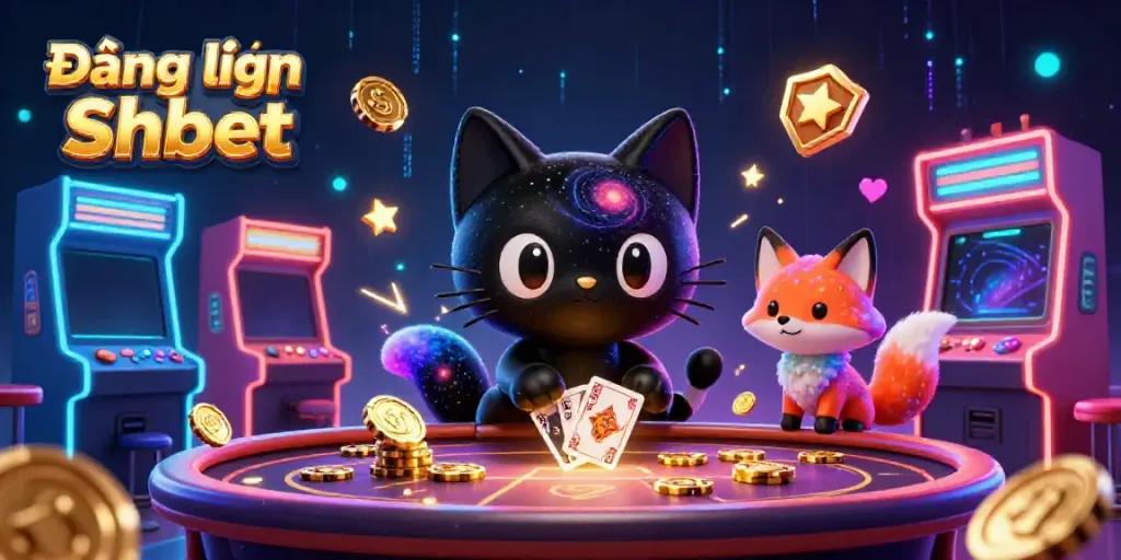 Engage in exciting gameplay at Đăng nhập Shbet with colorful elements and vibrant cosmic characters.