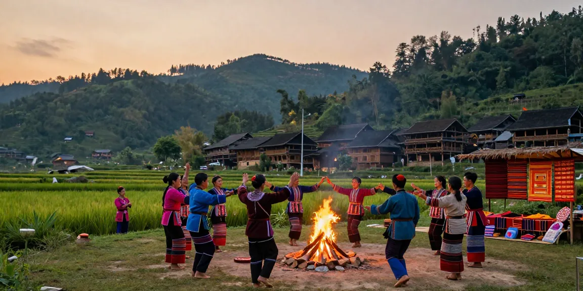 Local community festivities in Baadale Village highlighting rokok88 link alternatif cultural heritage and cooperation.