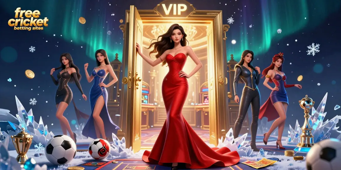 Experience free cricket betting sites with a vibrant casino scene filled with sports elements.