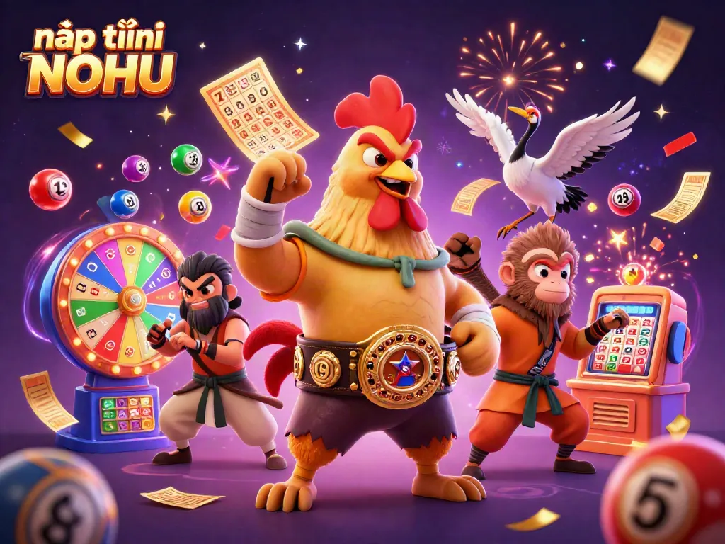 Experience thrilling gameplay with nạp tiền NOHU showcasing action-filled characters and gaming elements.
