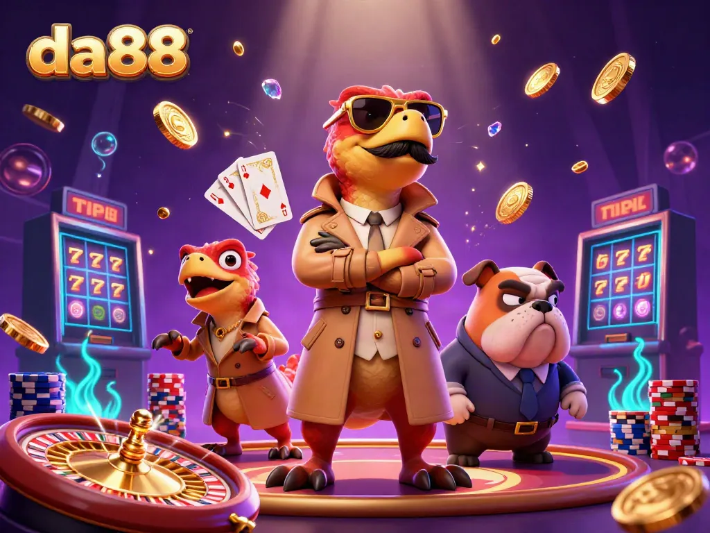 Experience thrilling action at da88, where raptors and exciting games collide in a dynamic casino scene.