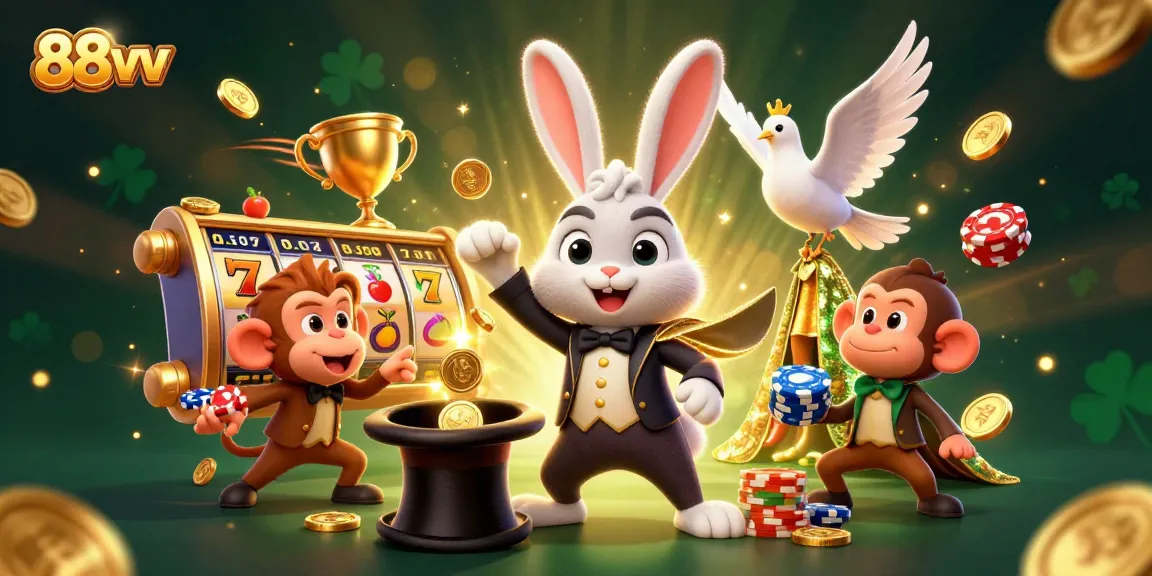 Play and win with 88vv's magical casino experience featuring luck and excitement.