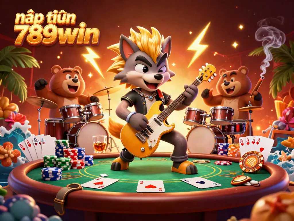 Engage in thrilling gameplay with nạp tiền 789win featuring vibrant characters and casino elements in a dynamic scene.