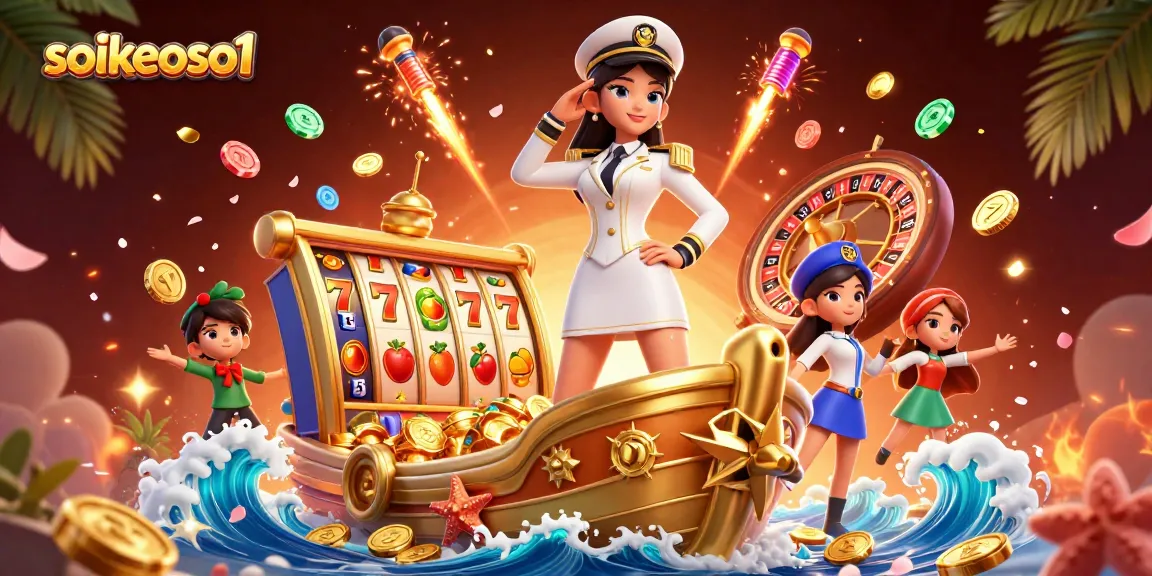 Elevate your betting experience with soikeoso1's vibrant casino scene filled with action.