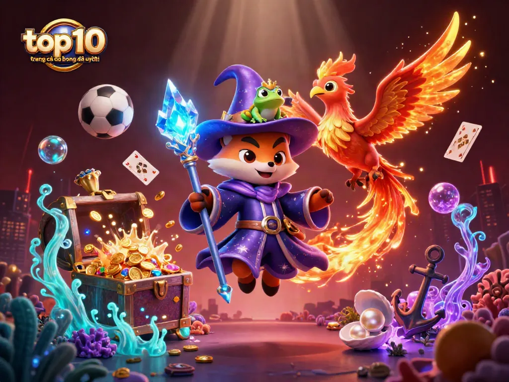 Khám phá top 10 trang cá độ bóng đá uy tín với hình ảnh thiết kế 3D sinh động.