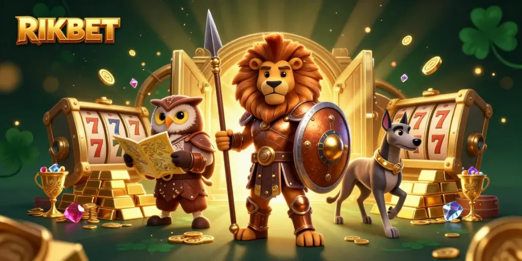 Experience the thrilling casino adventure at RIKBET with vibrant treasures and engaging characters.