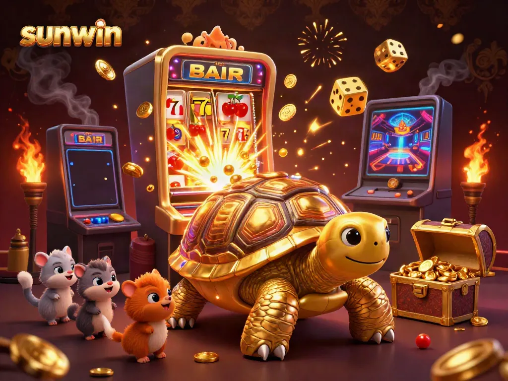 Experience the excitement of sunwin with vibrant casino games and golden treasure bursts.