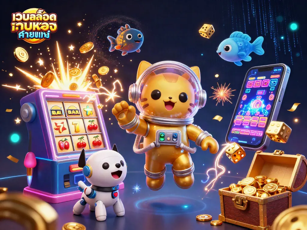 สัมผัสความสนุกสุดมันส์กับเว็บสล็อตเว็บตรง ค่ายใหญ่ ด้วยภาพ 3D ที่เต็มไปด้วยสีสันและความตื่นเต้น