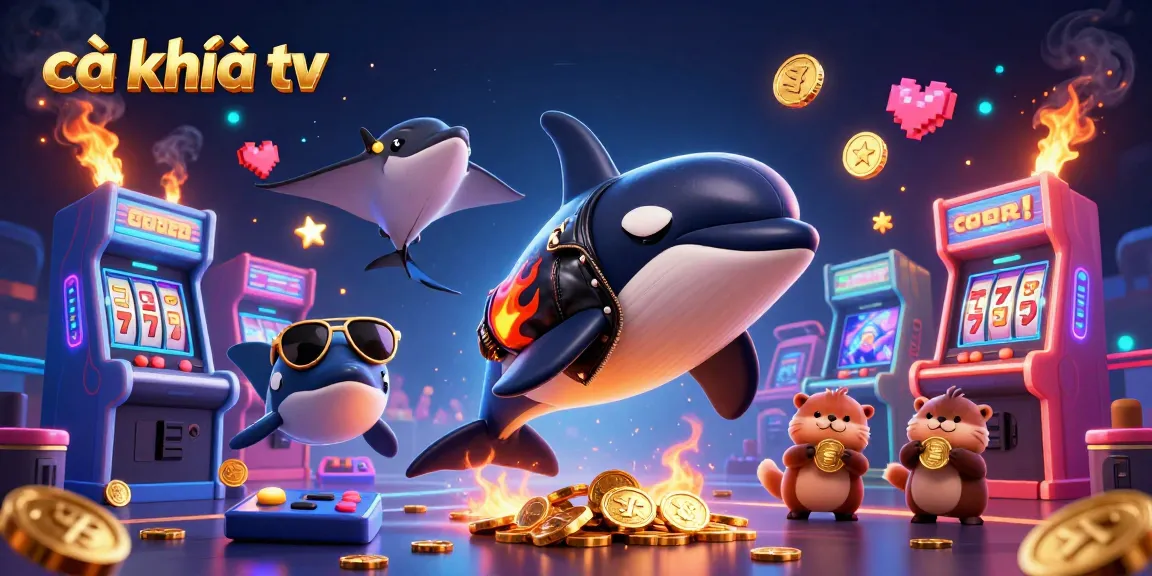 Immerse in cà khịa tv's live gaming excitement with vibrant characters and dynamic casino elements.