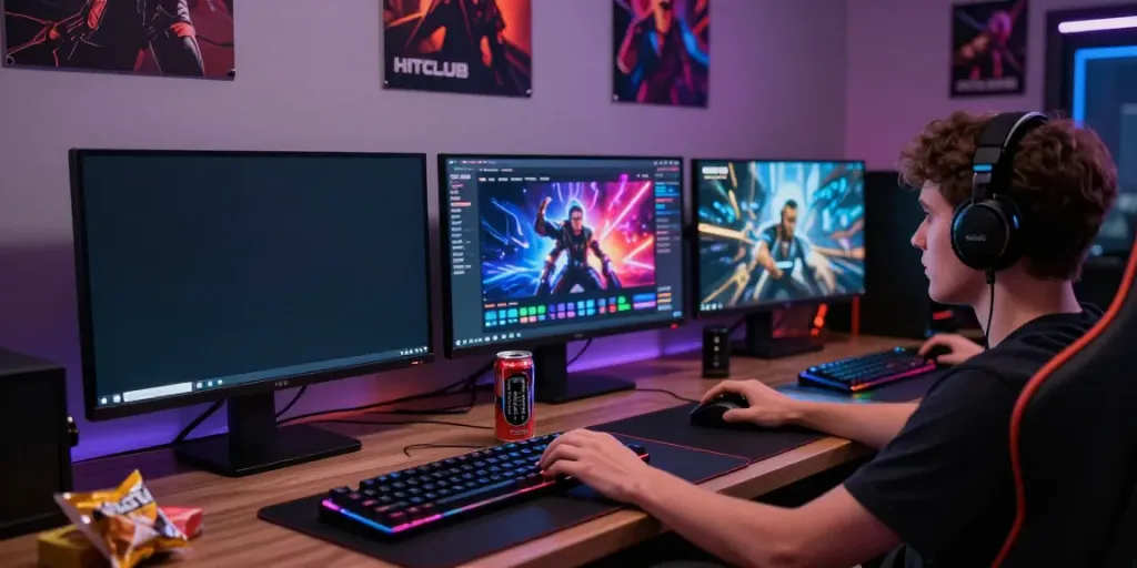 Exciting gaming session on https://hitclub3.io/ with immersive graphics and dynamic setup.