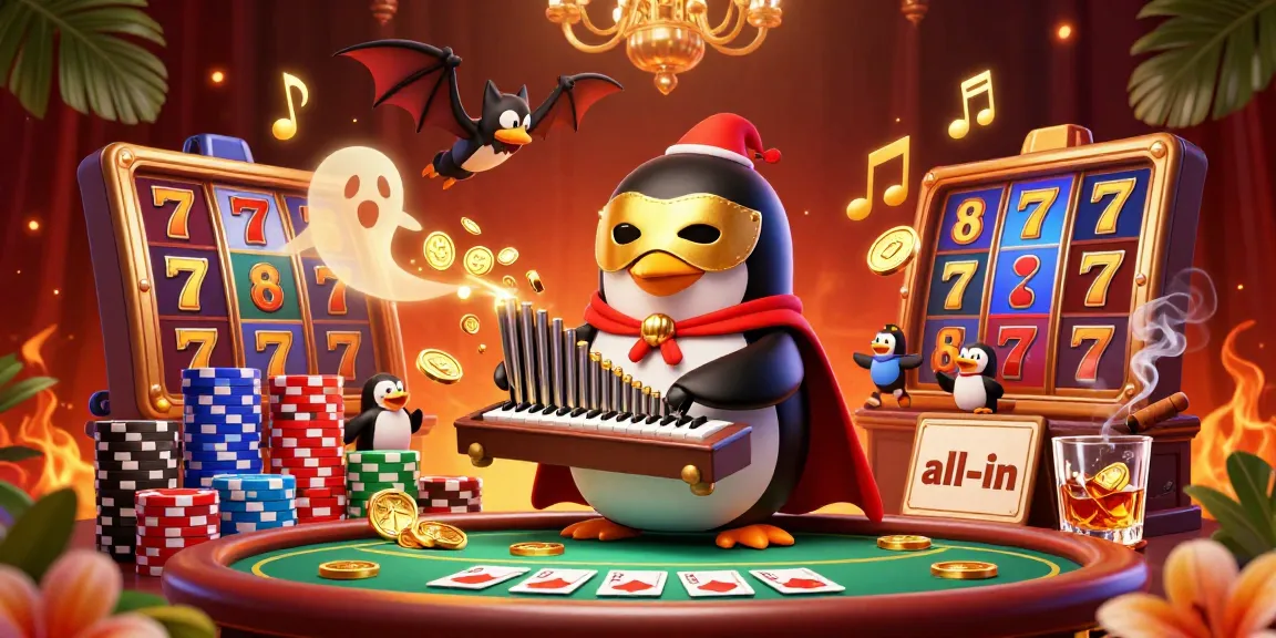 Experience thrilling gambling excitement with 33win in this vibrant 3D casino illustration.