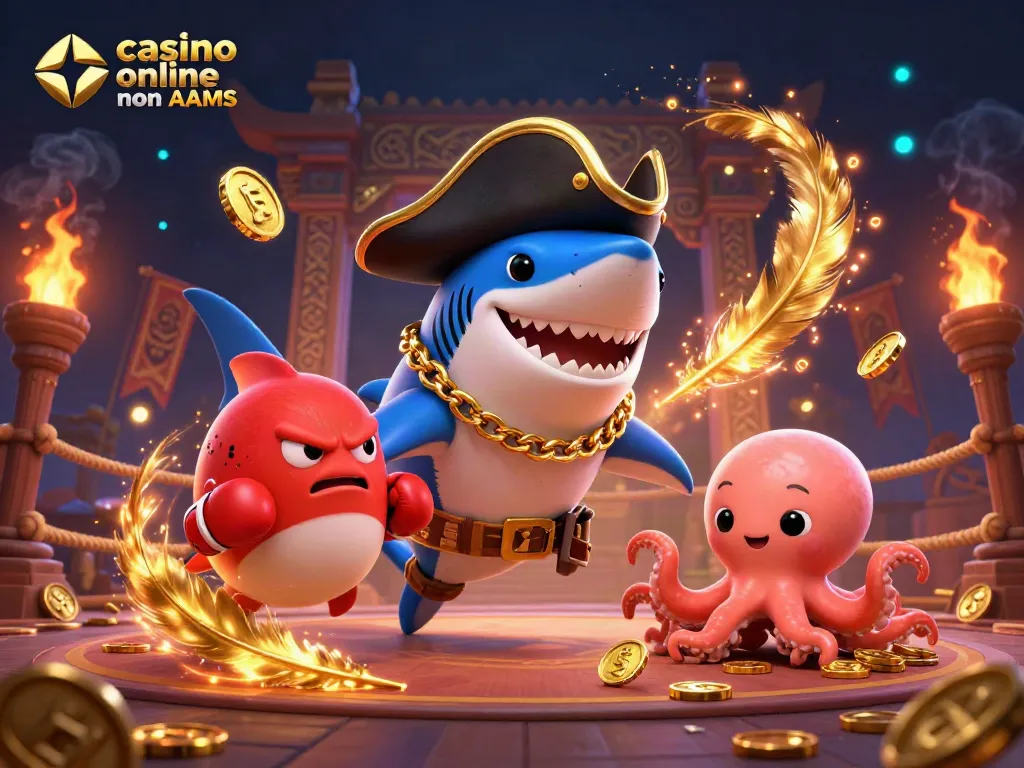 Gioca nei casino online non AAMS e scopri premi con gli squali cartoni animati nel mondo del gioco.