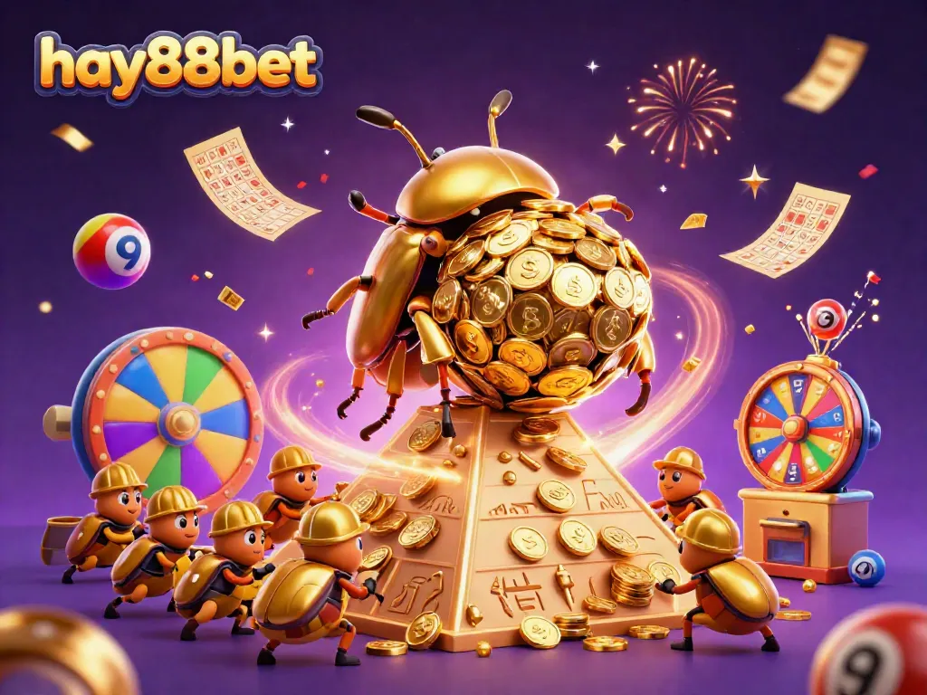 Experience big wins with hay88bet while enjoying vibrant casino elements in an exciting 3D scene.