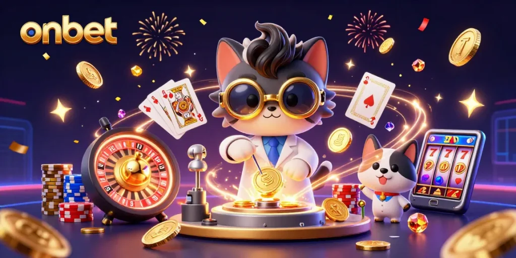 Experience thrilling games at onbet with dynamic casino elements and vibrant visuals.