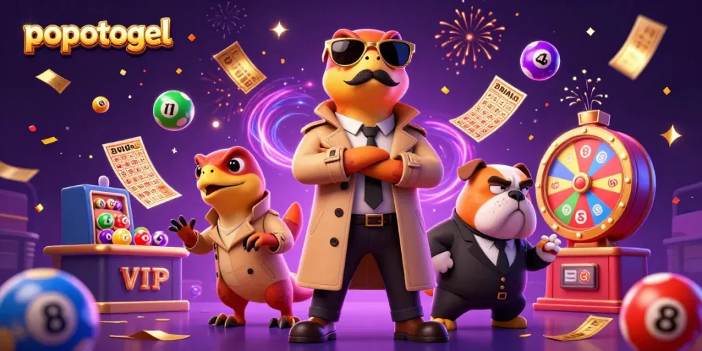 Experience popotogel's exciting online gaming with engaging slots and vibrant casino elements.